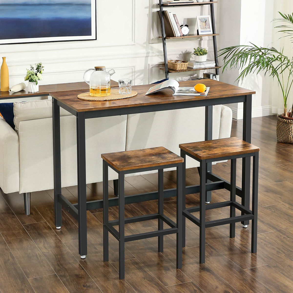 直接取引 VASAGLE Industrial Bar Table Set Industrial Bar Table Set for Sale | VASAGLE Online Store