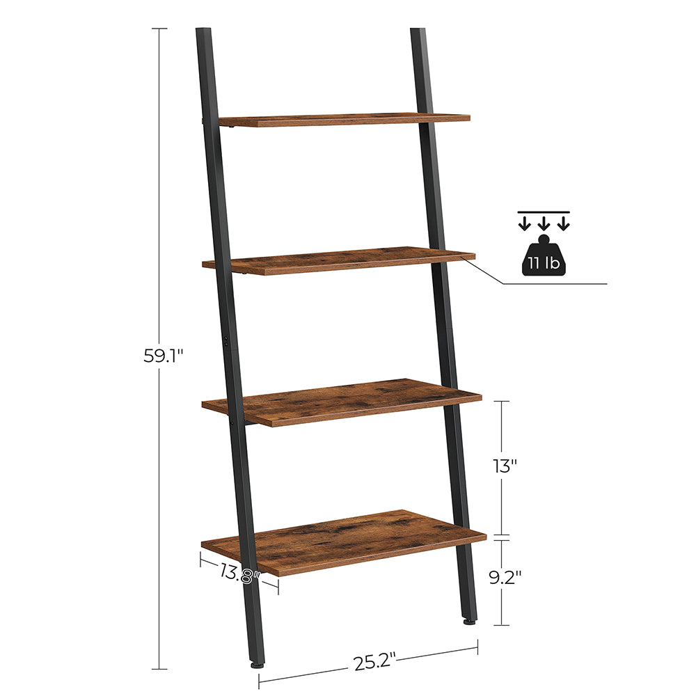 4-Tier Storage Rack Shelves