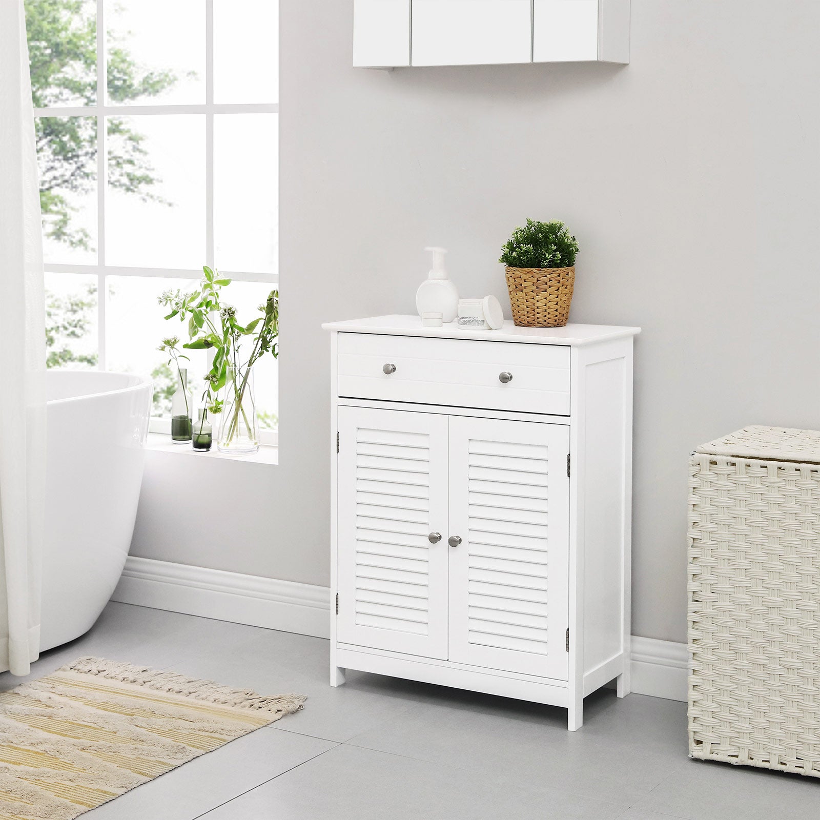 Bathroom Storage Cabinet with Drawers