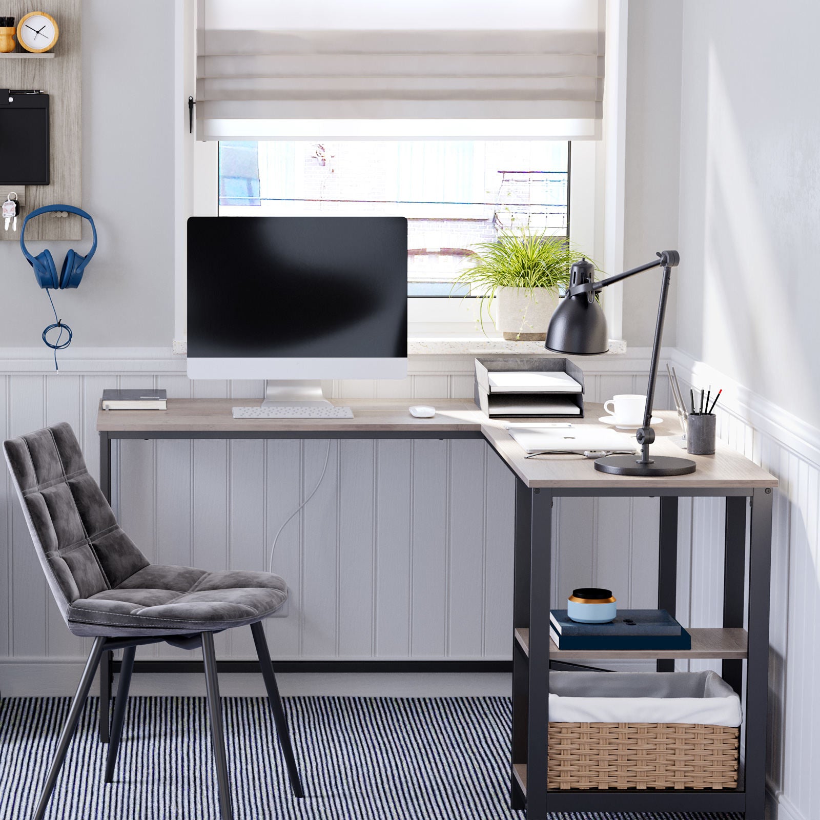 Space Saving Corner Desk