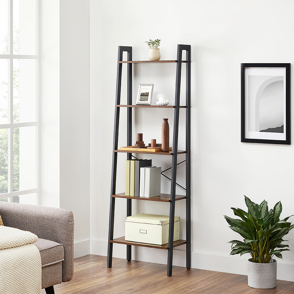 Standing 5-tier Ladder Storage Shelf