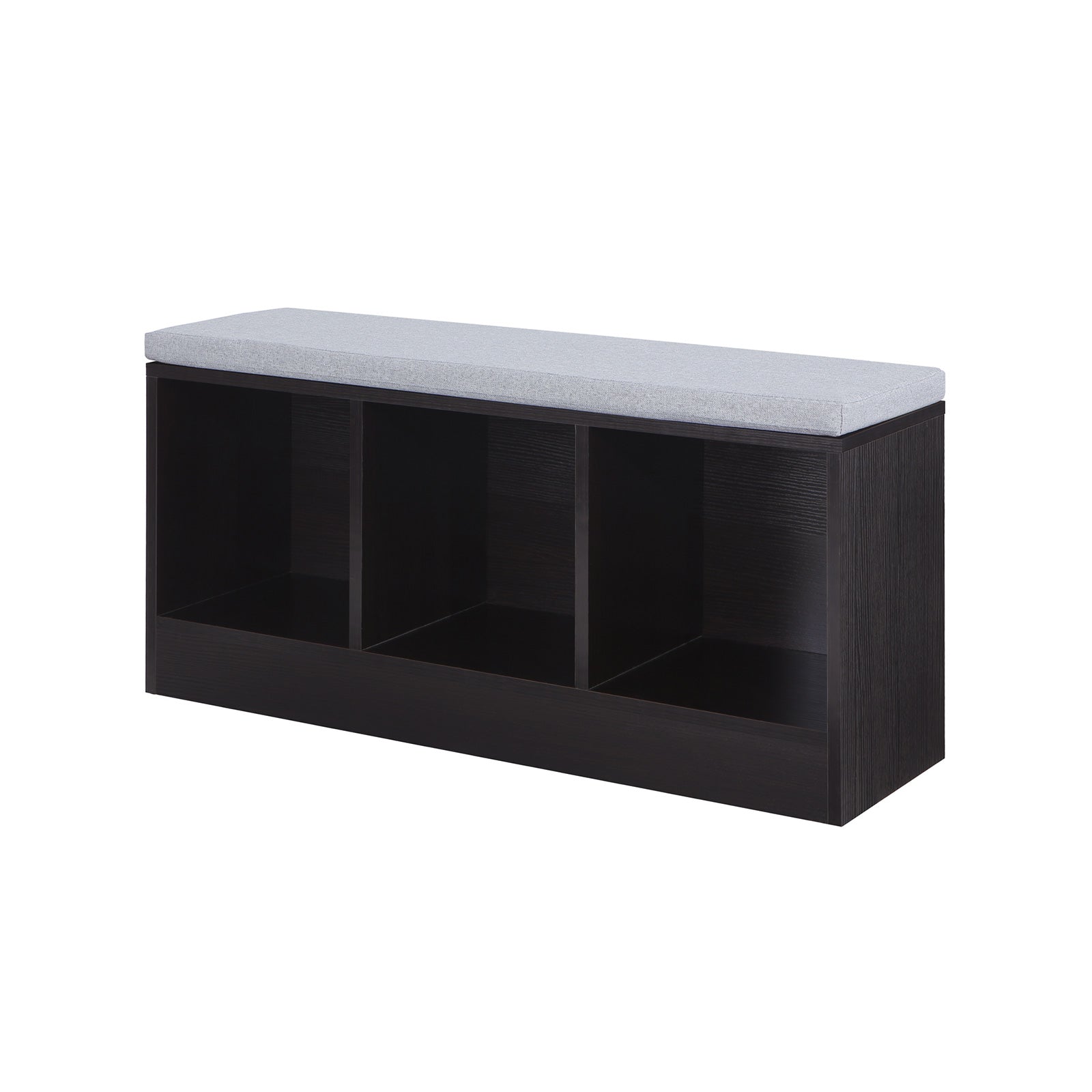 Wooden Storage Bench with 3 Cubes