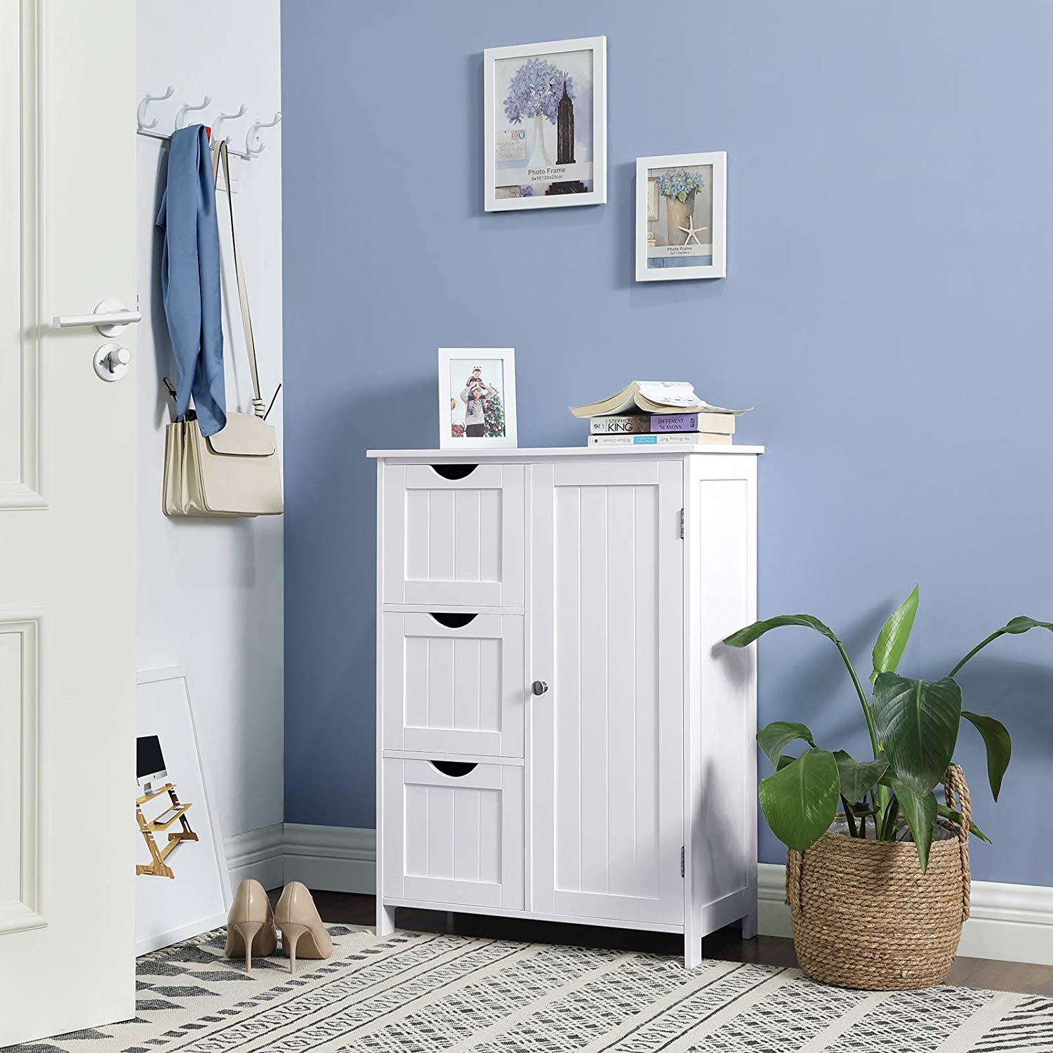 Bathroom Cabinet with 3 Large Drawers