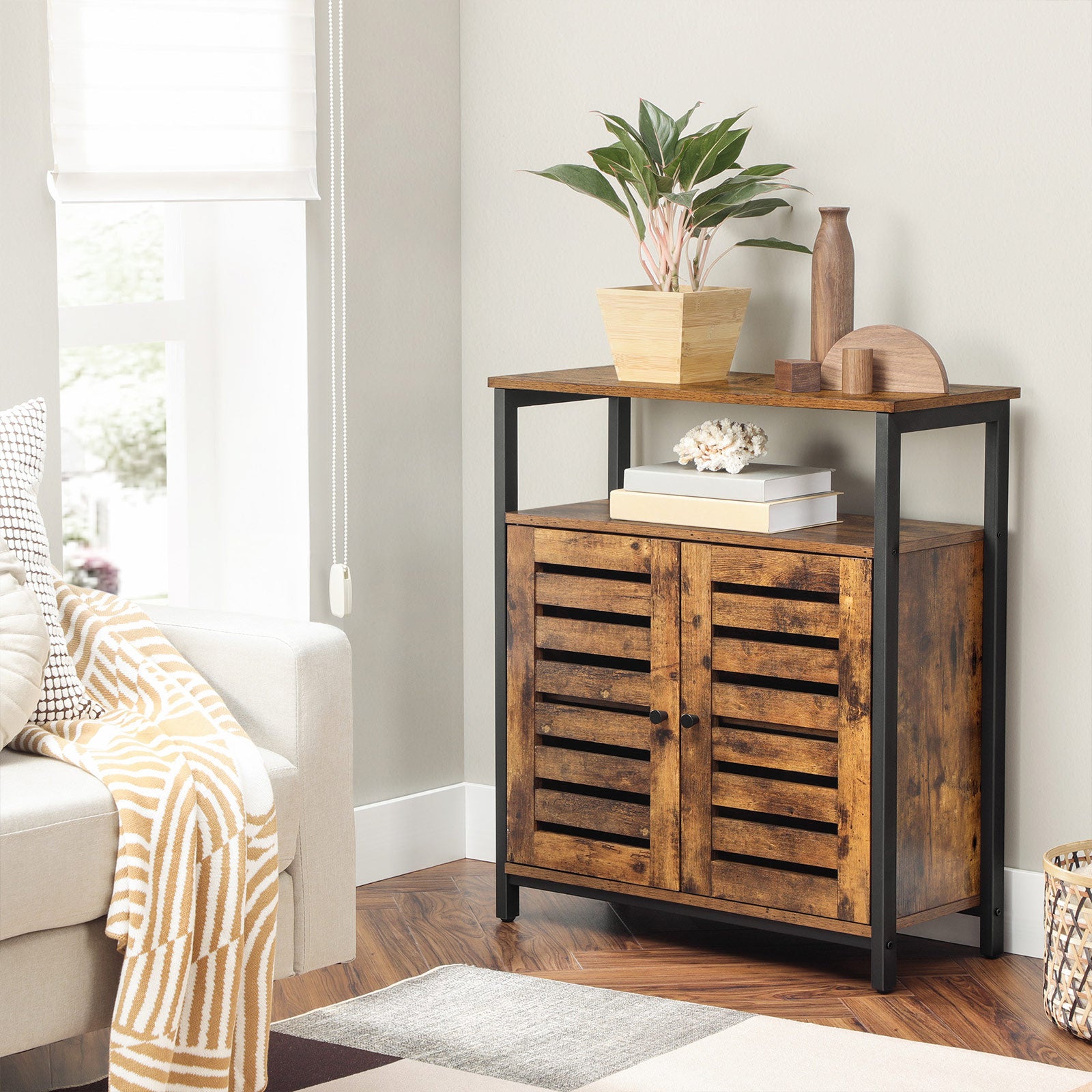 Accent Side Cabinet with Shelf