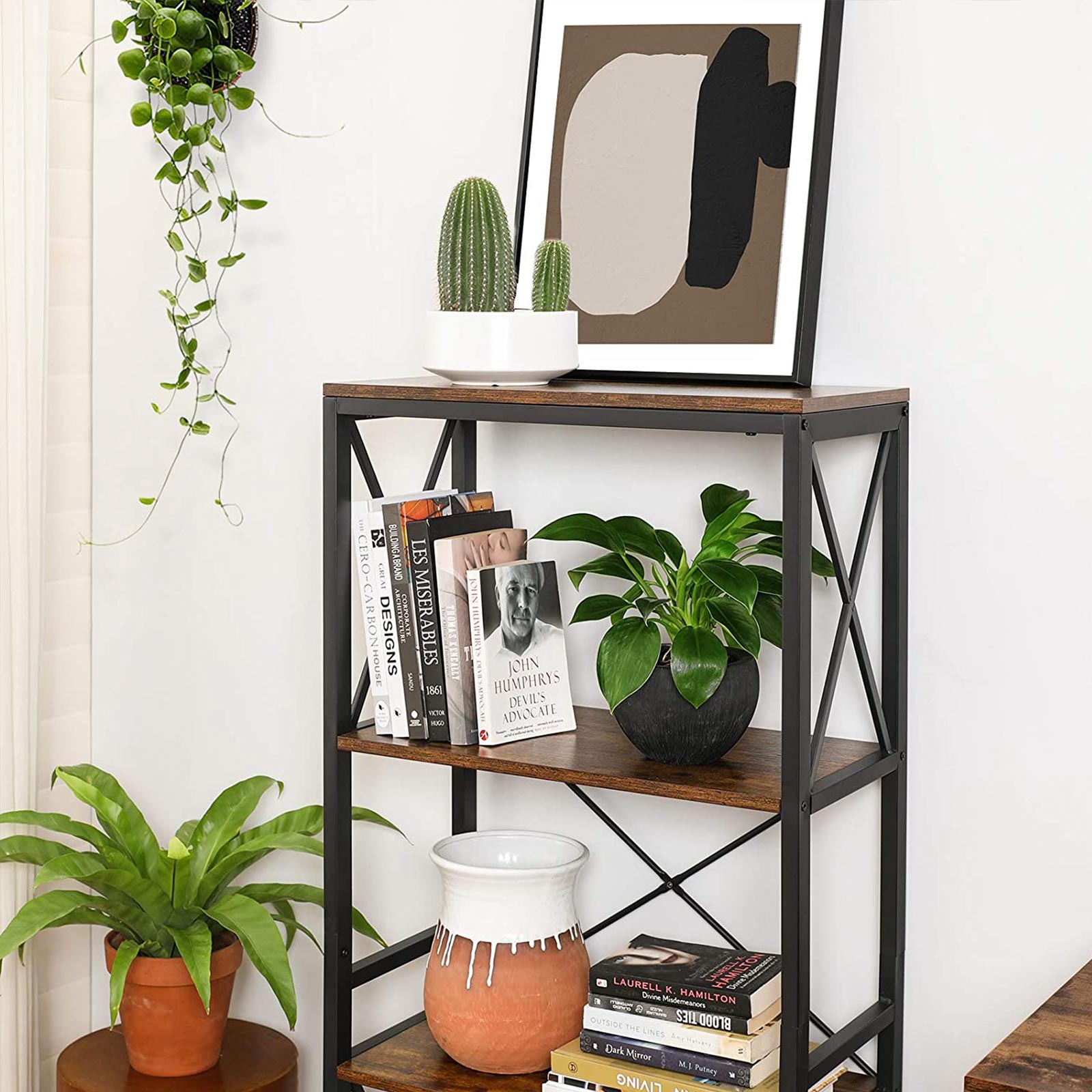 4 Open Shelves Bookcase