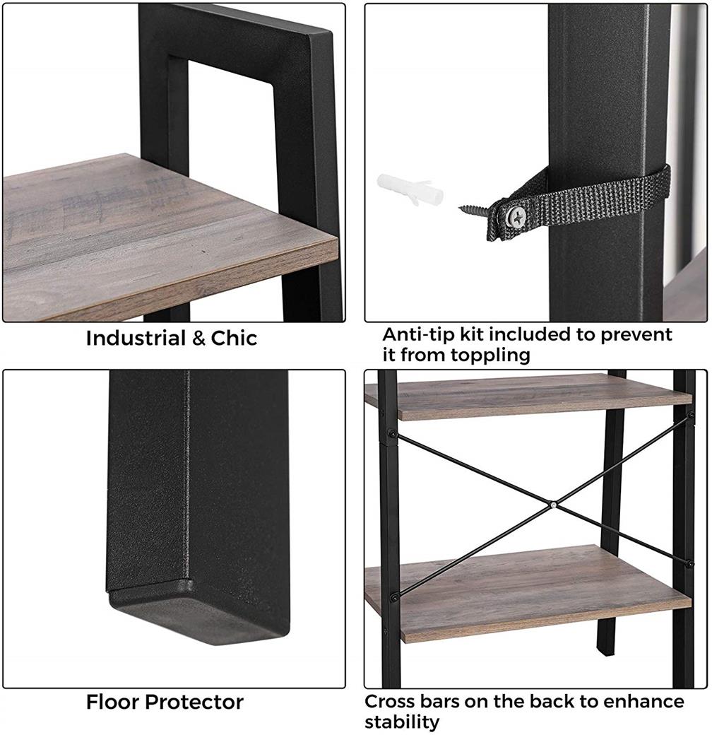 4 Tiers Standing Bookcase