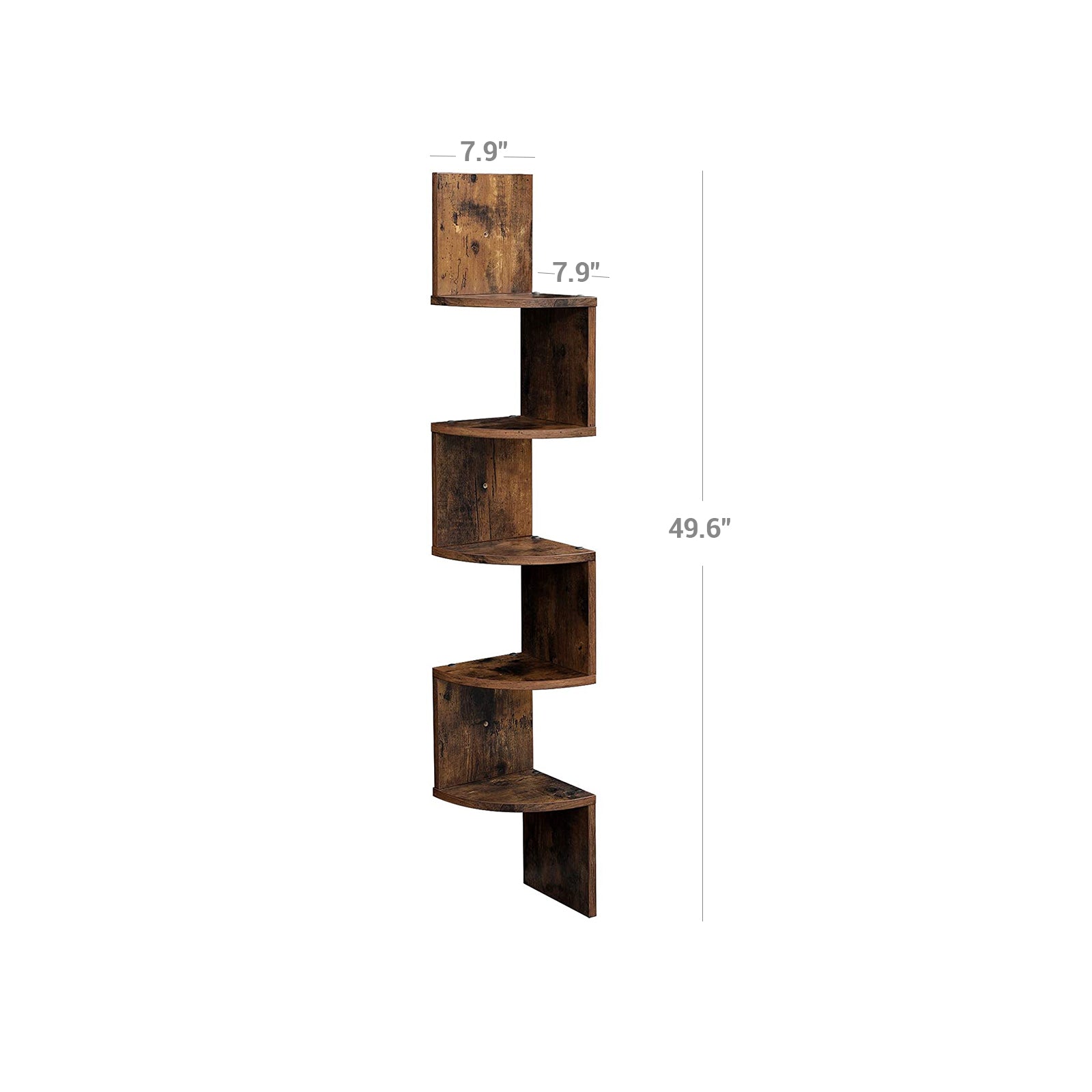 5-Tier Floating Wall Shelf