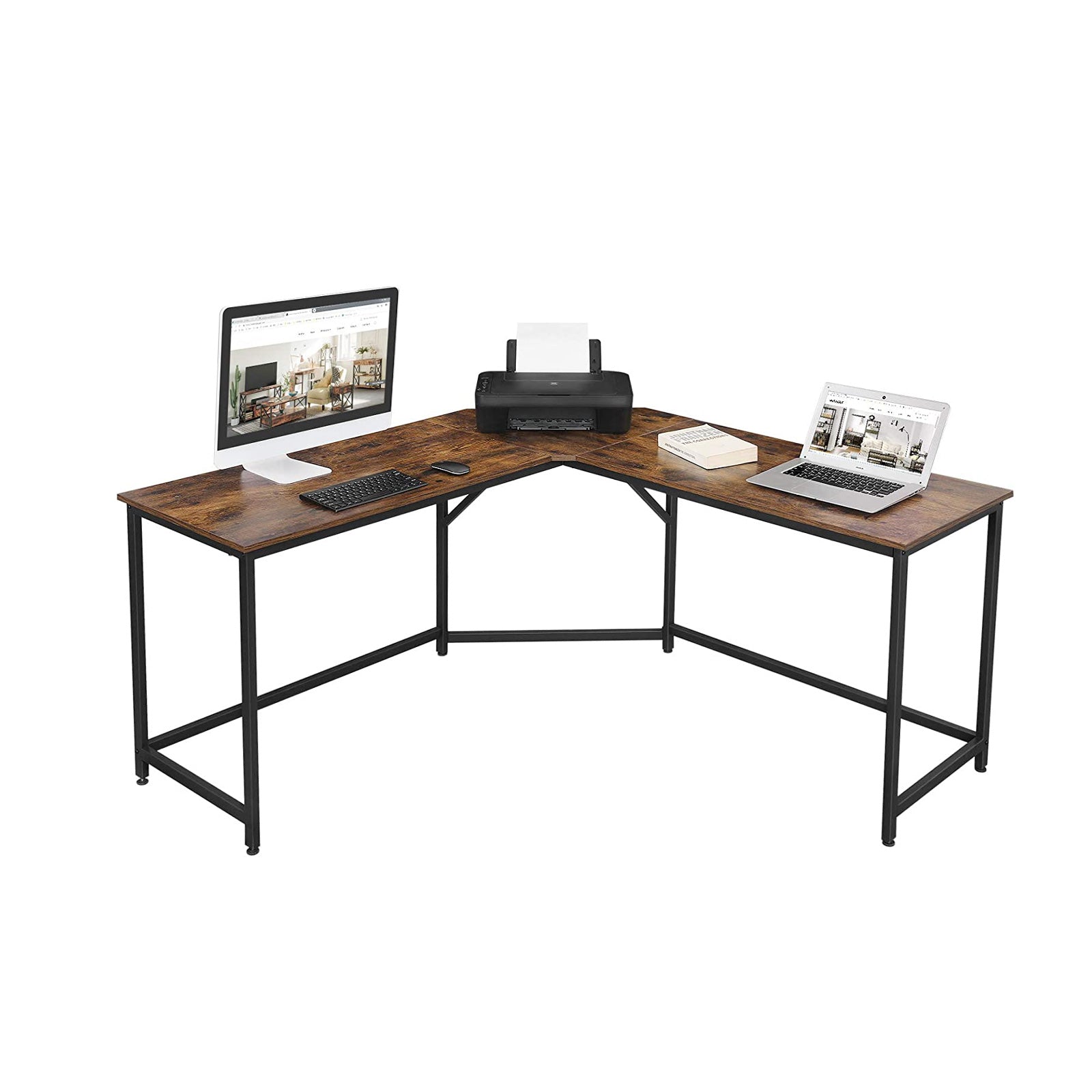 L-Shaped Home Office Computer Desk