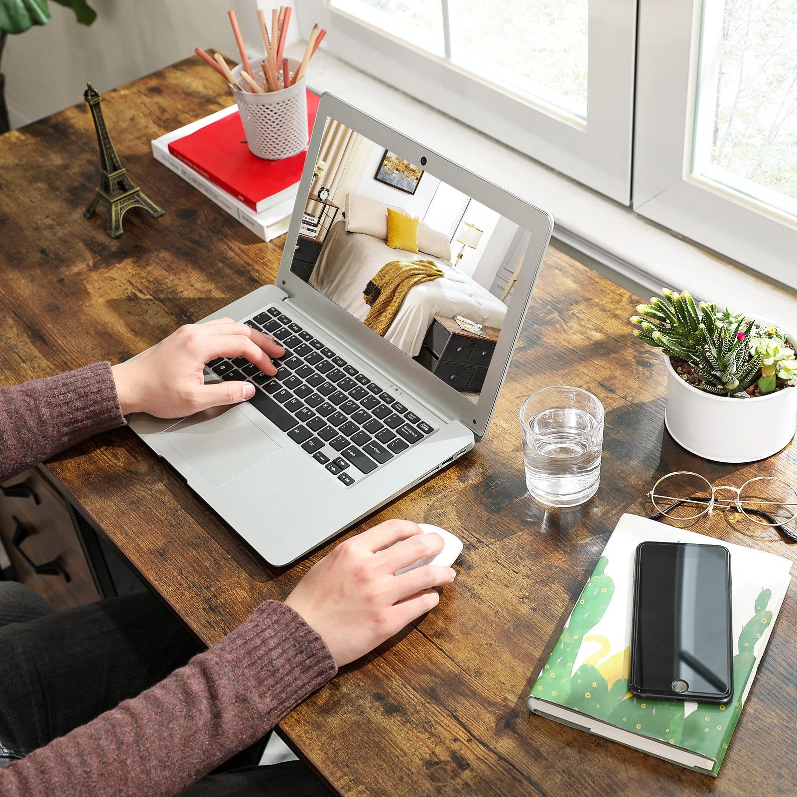 Side Hook Office Desk