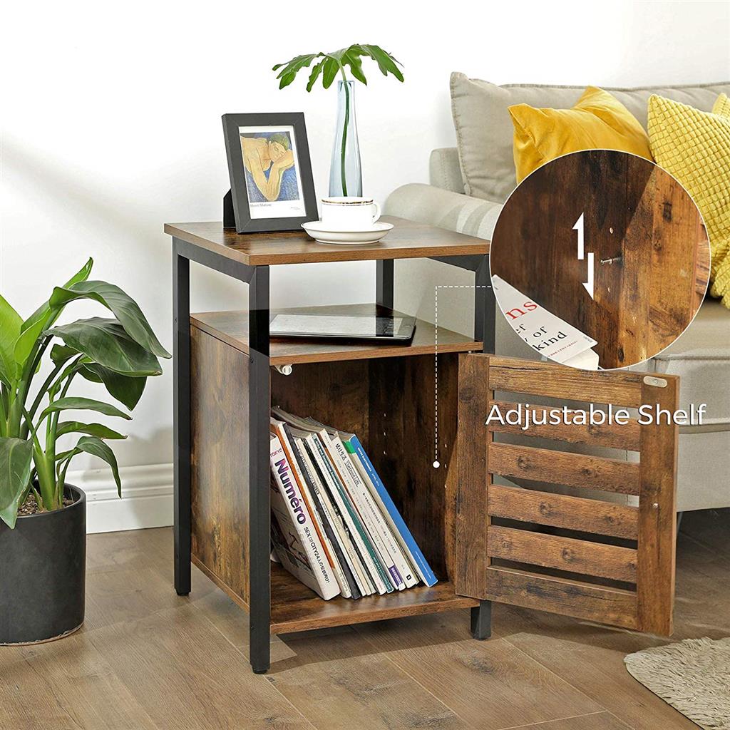 End Table with Cabinet