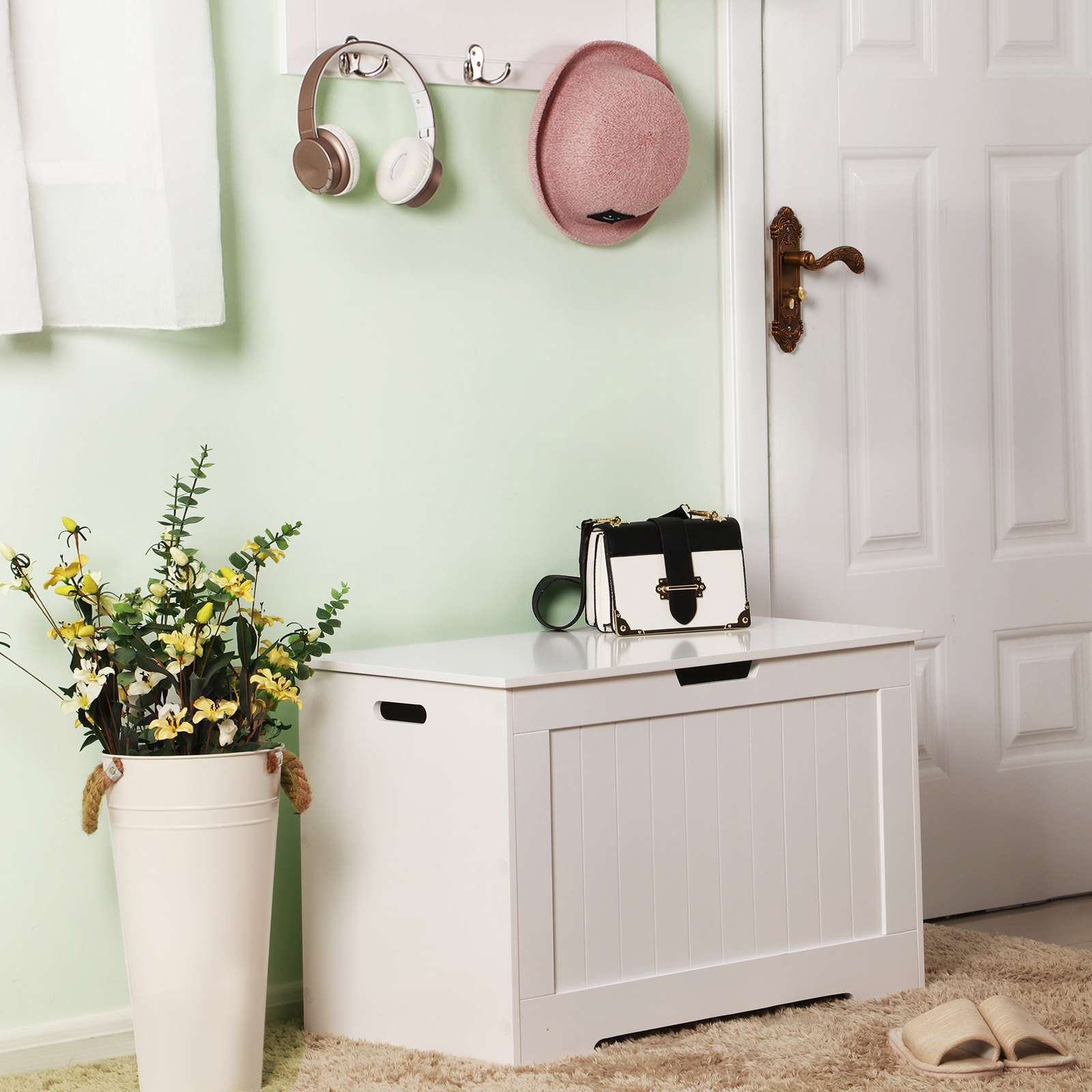 Entryway Storage Chest Bench