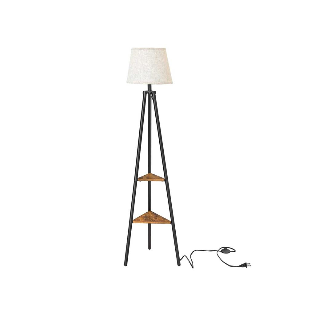 Floor Lamp with Shelves