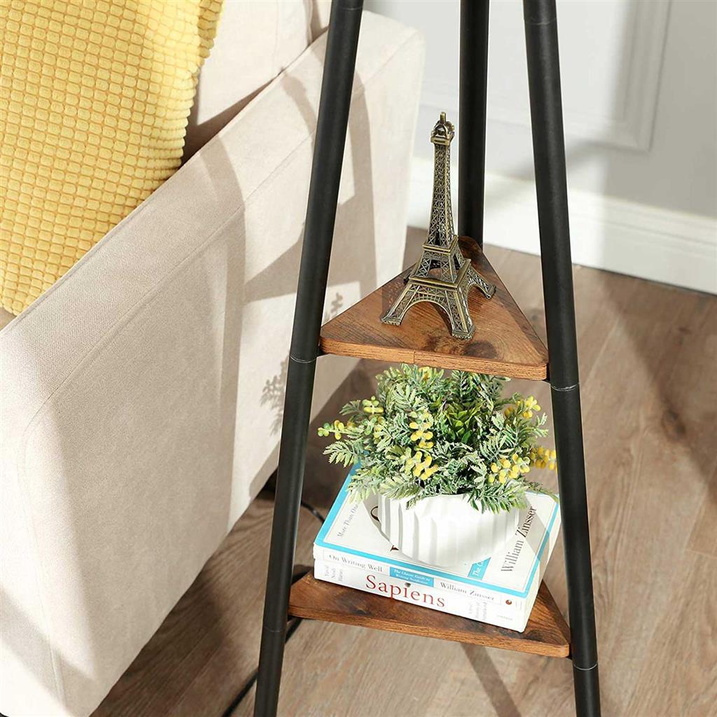 Floor Lamp with Shelves