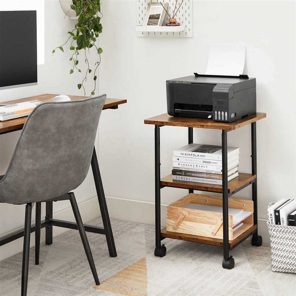 Industrial  3-Tier Printer Stand