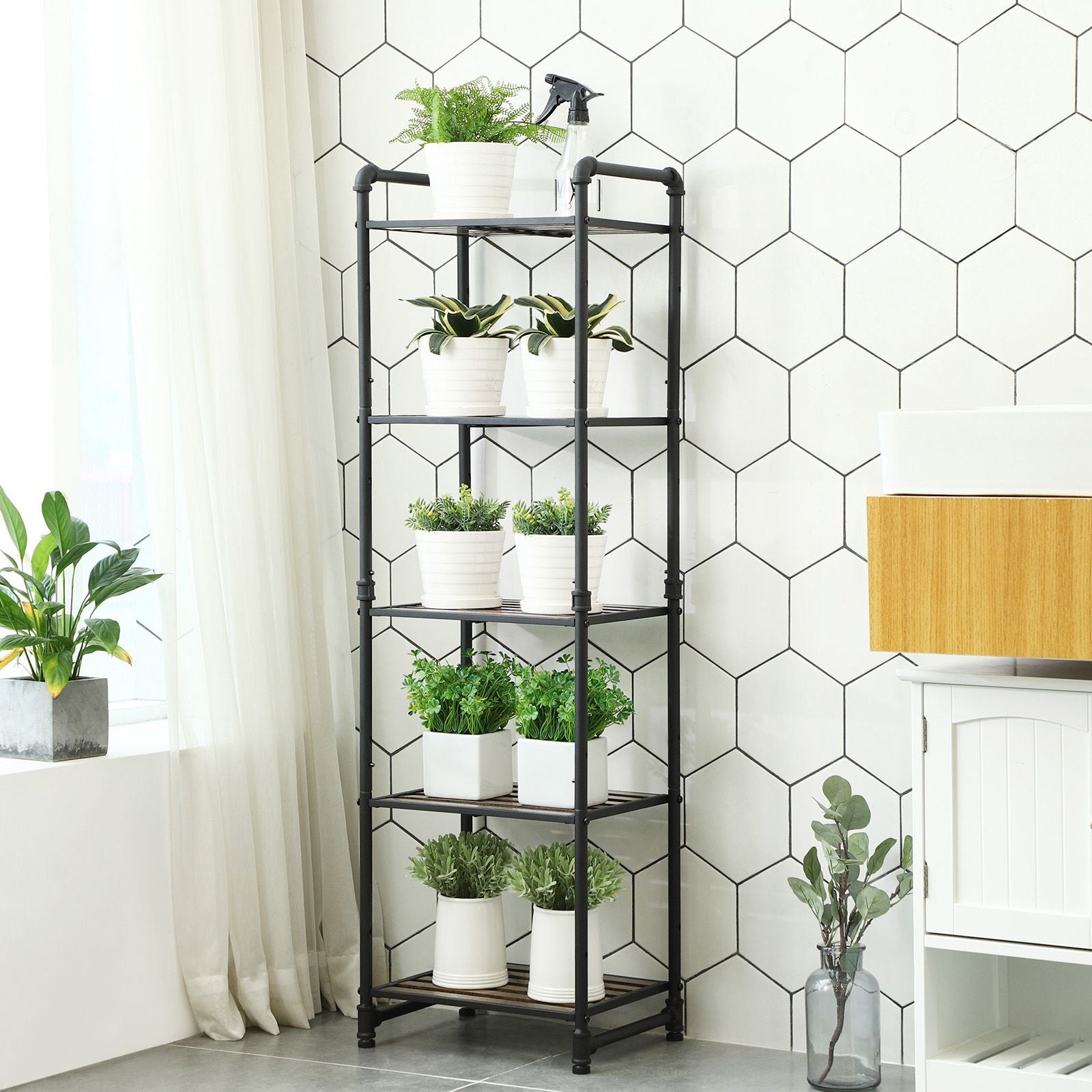 Industrial Style Adjustable Shelf