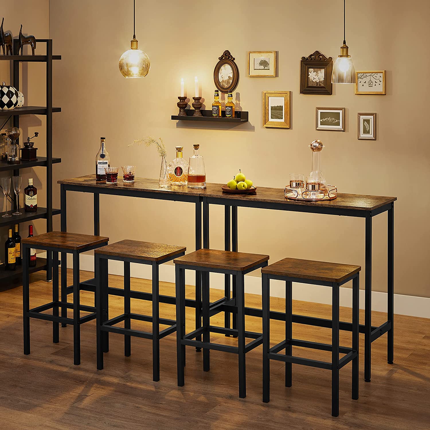 Bar Table and Chairs Set