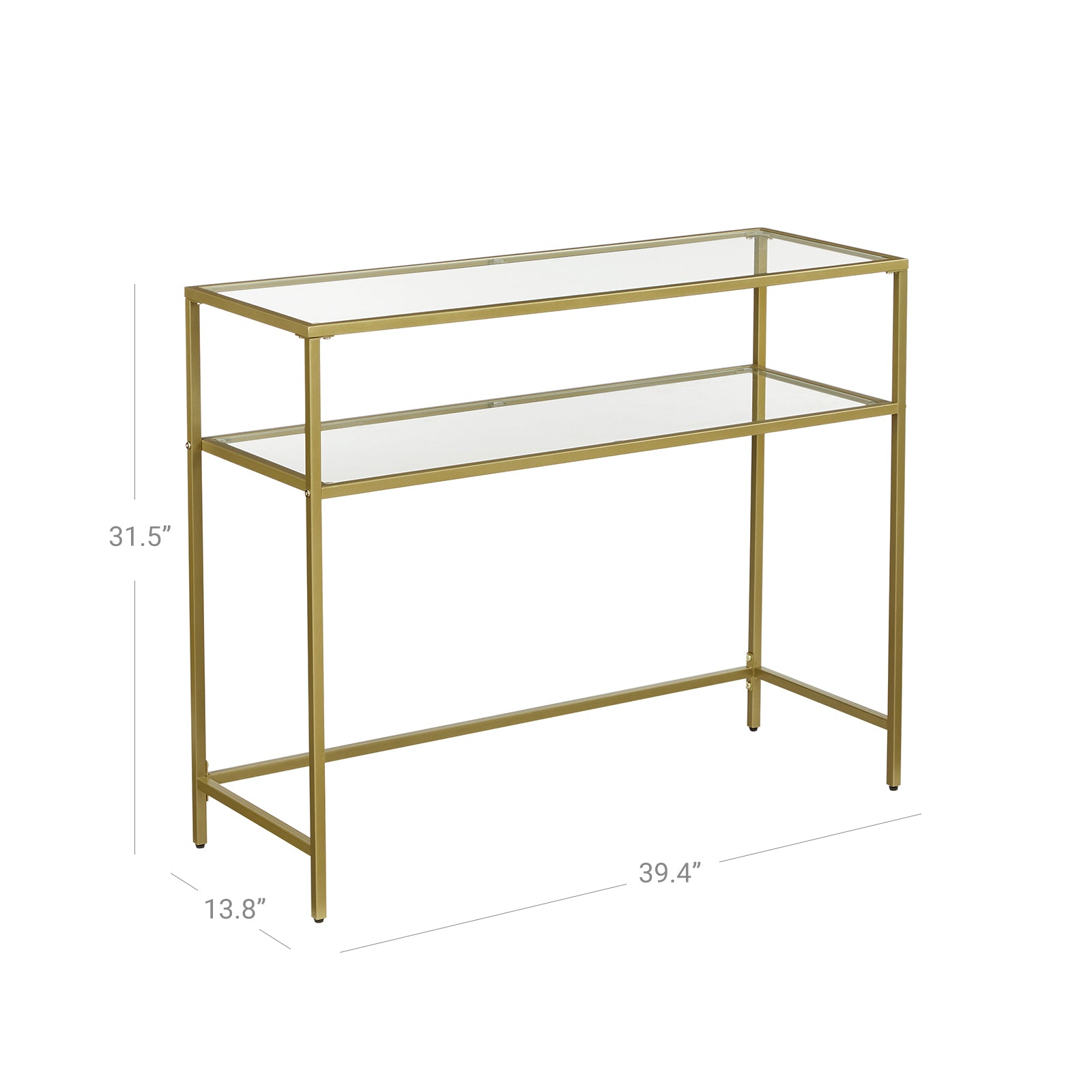 Console Table Gold Color