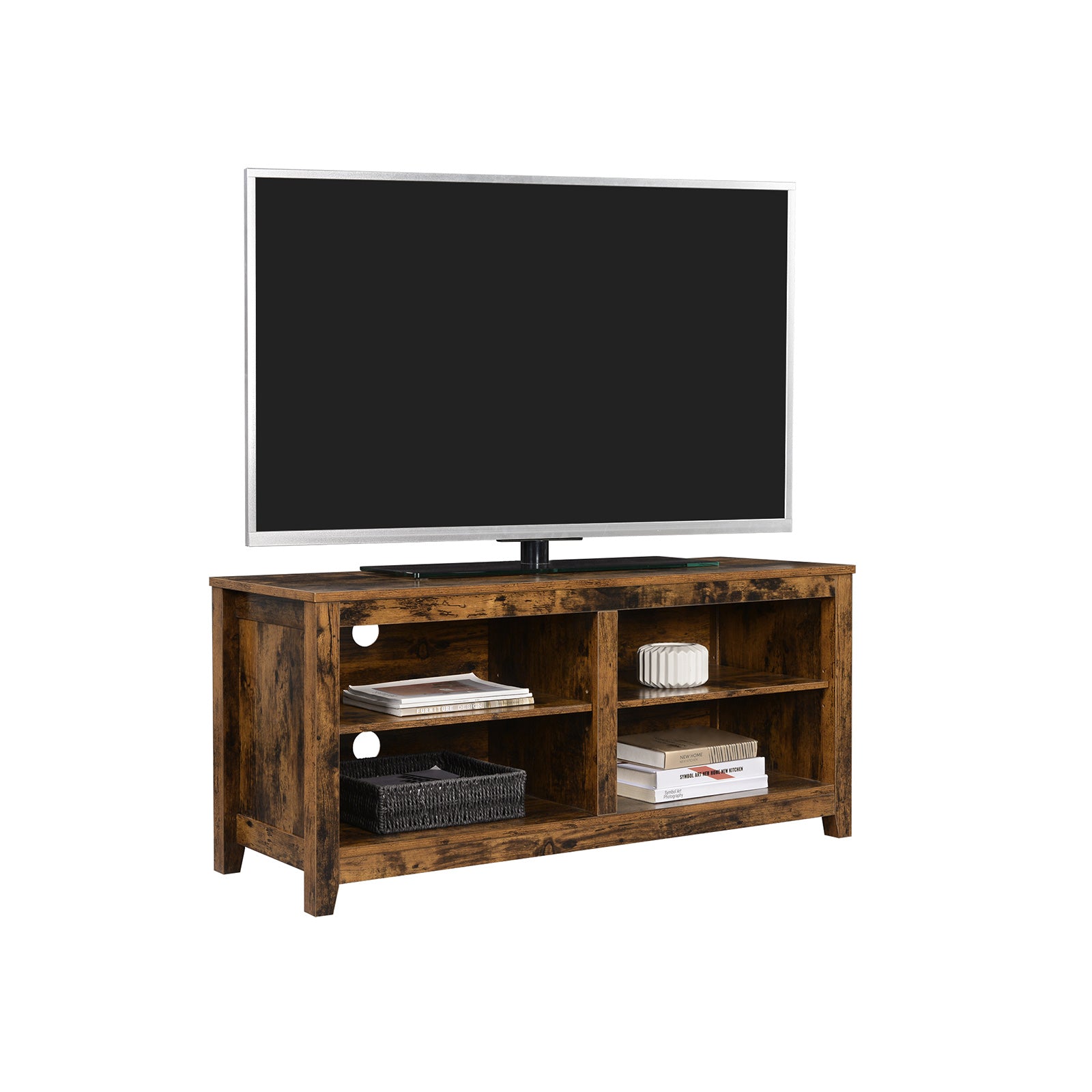 TV Cabinet with Open Shelves