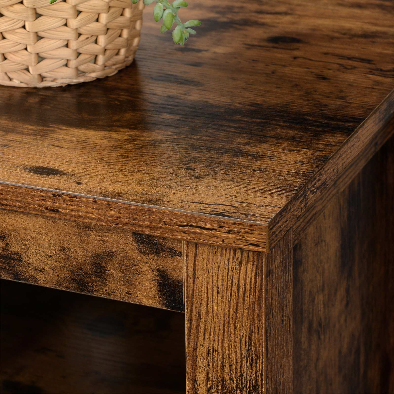 TV Cabinet with Open Shelves