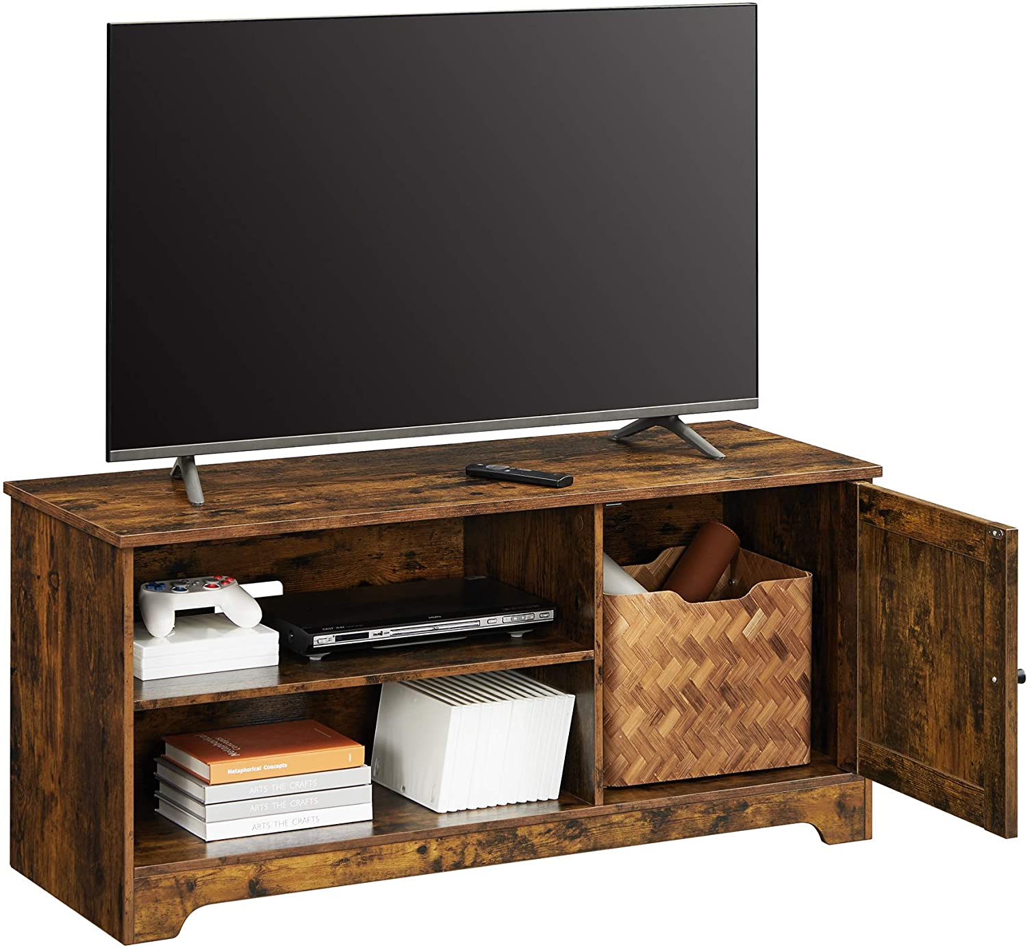 TV Stand with Barn Door