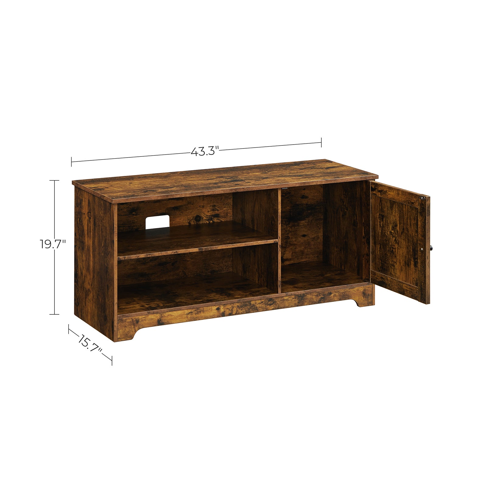 TV Stand with Barn Door