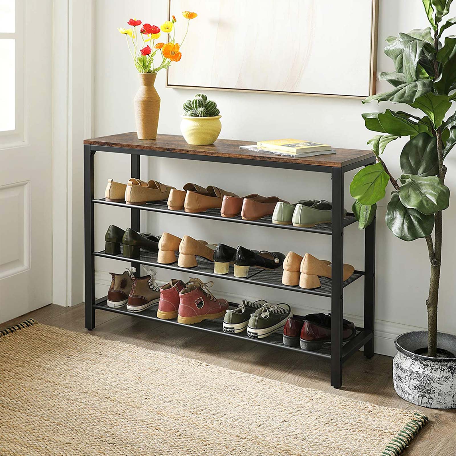 Mesh Shelves Shoe Organizer