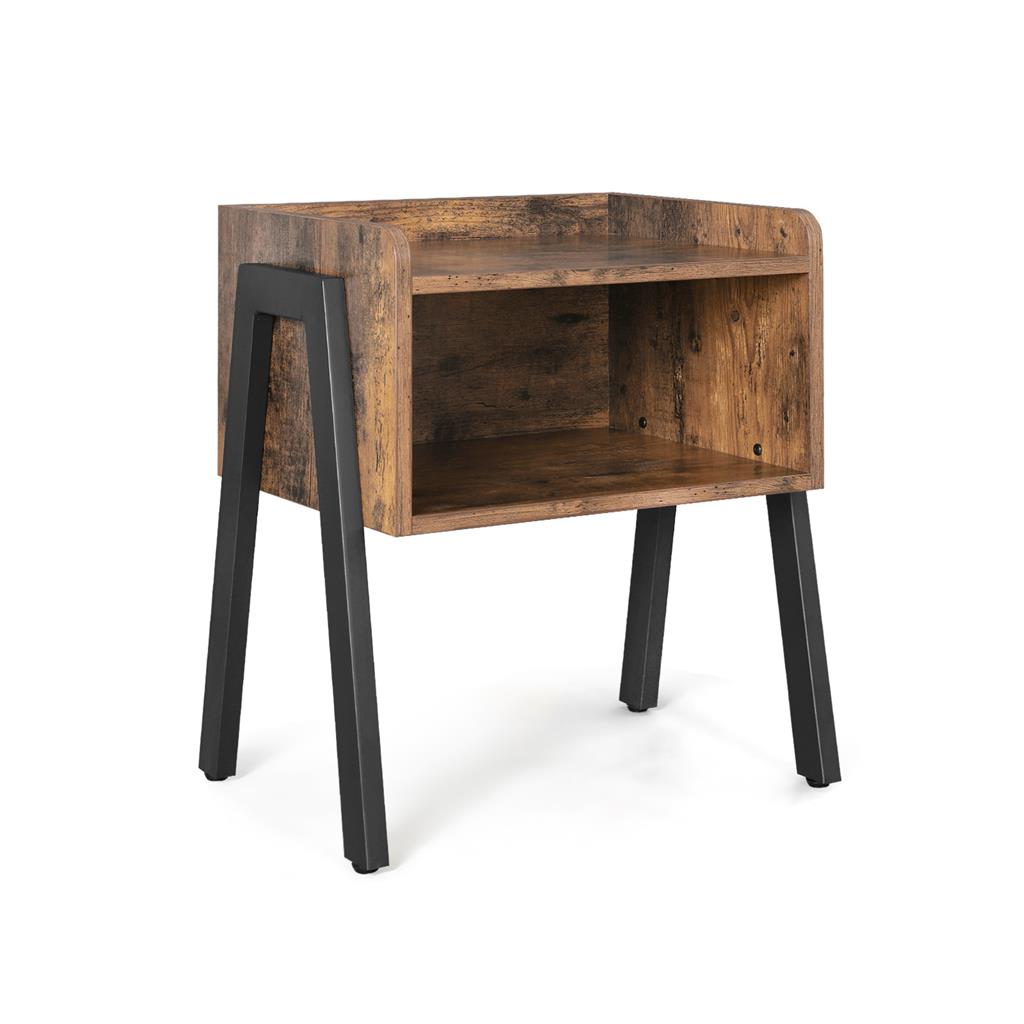 Open Drawer Side Table