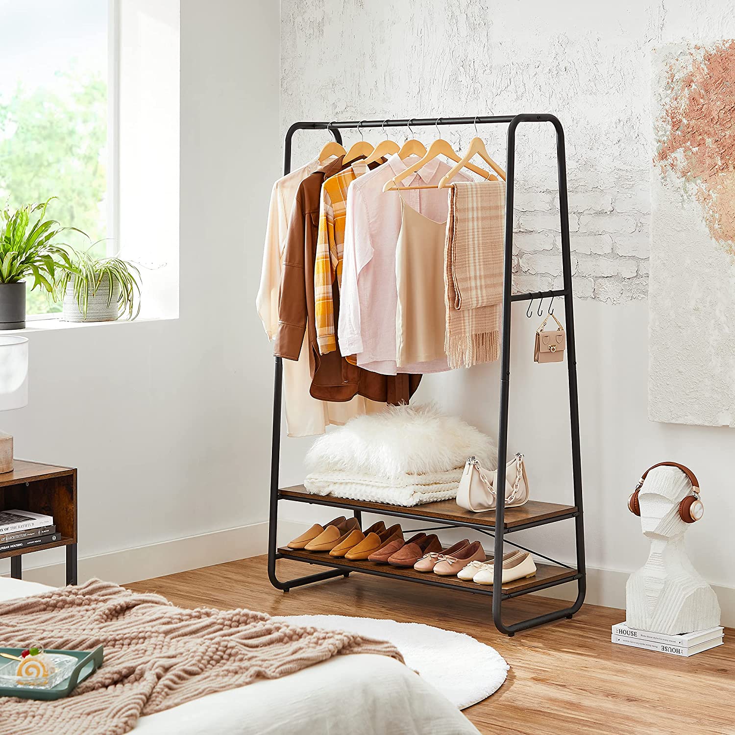 Heavy-Duty Clothes Rack