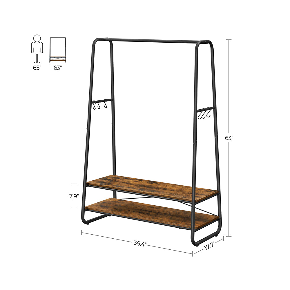 Heavy-Duty Clothes Rack