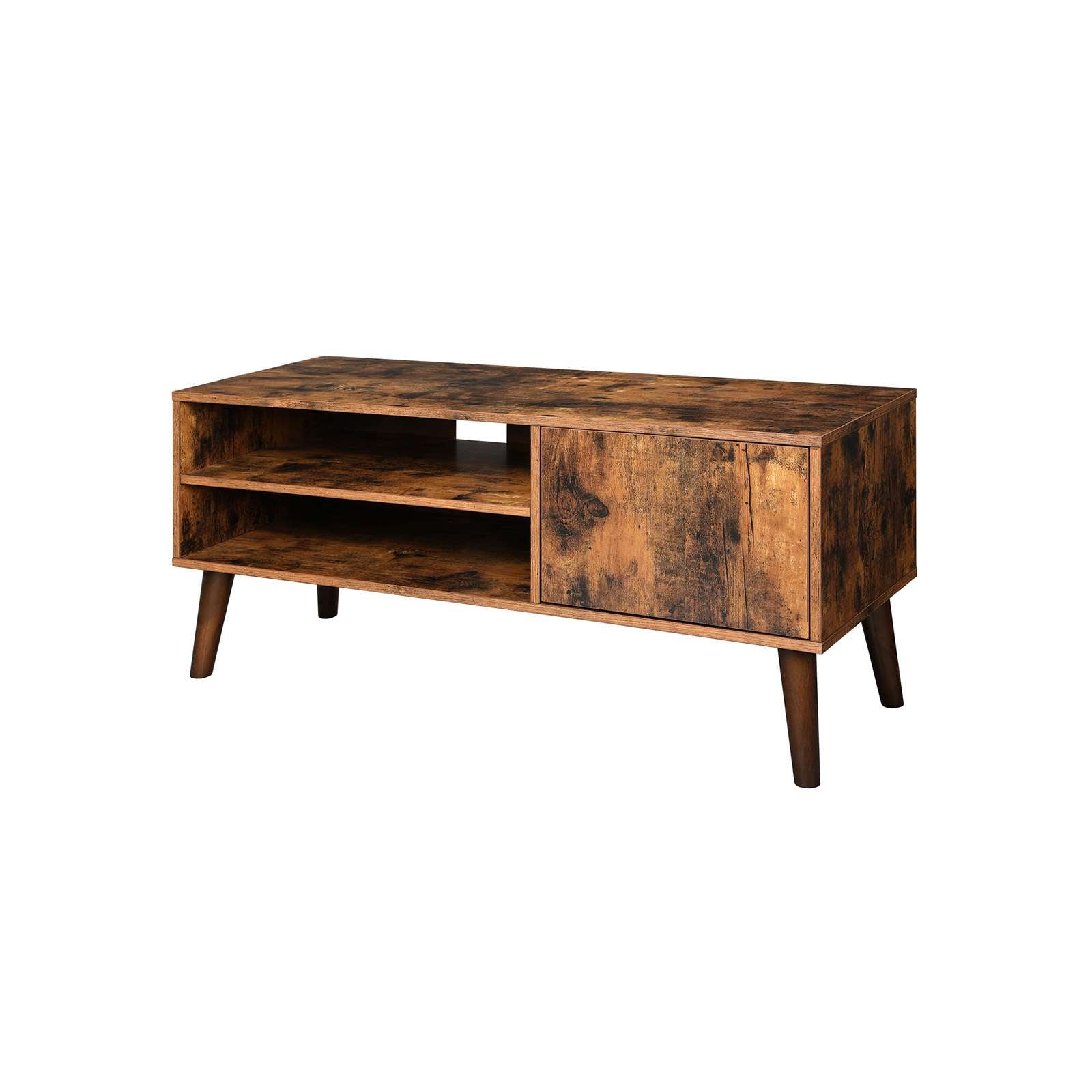 Retro Wooden TV Cabinet Entertainment Center