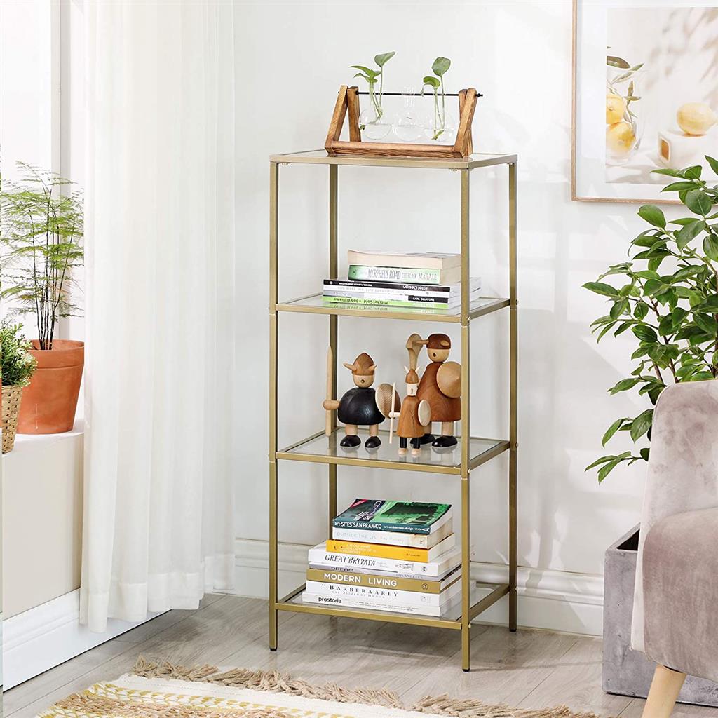 Tempered Glass Storage Rack