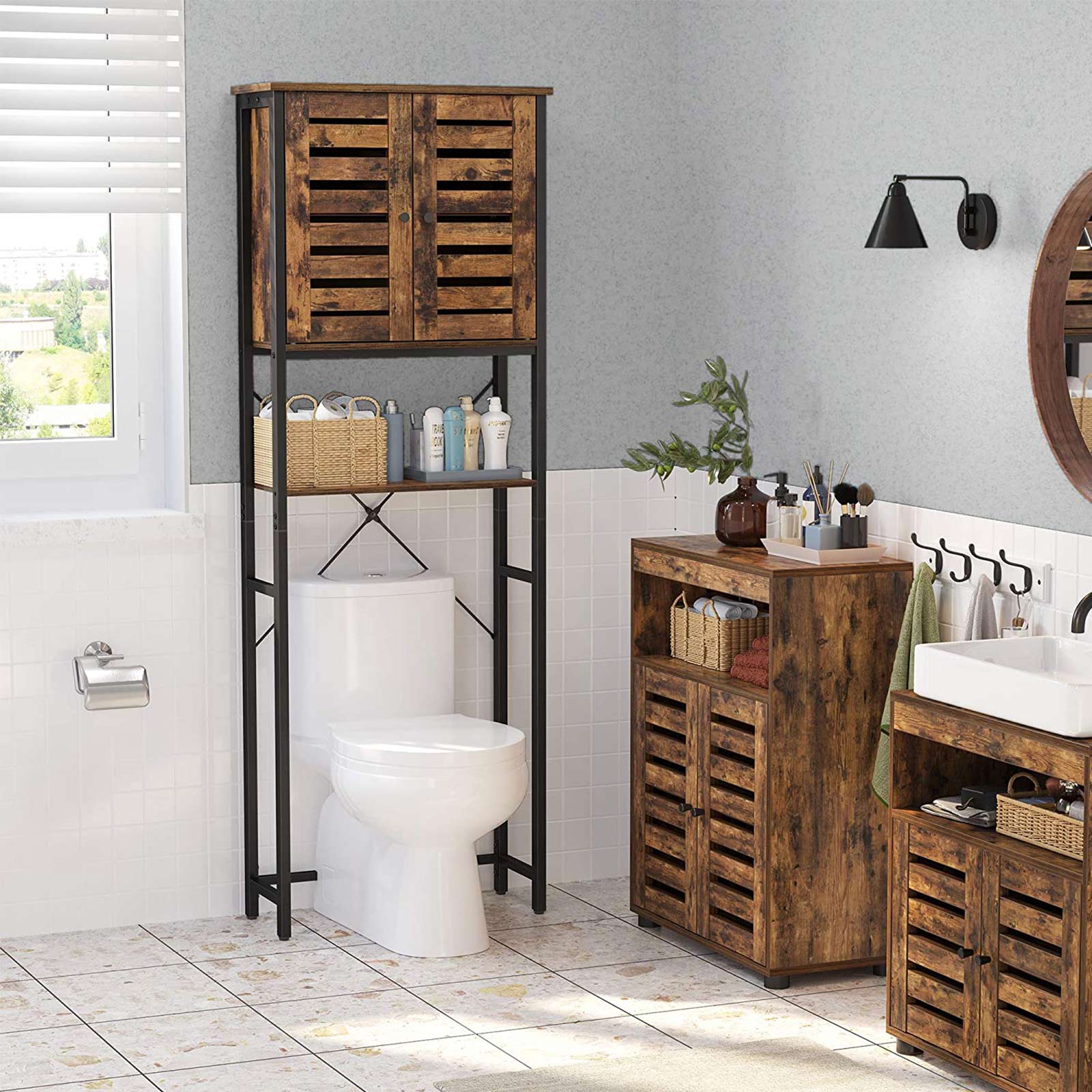 Over-The-Toilet Bathroom Organizer