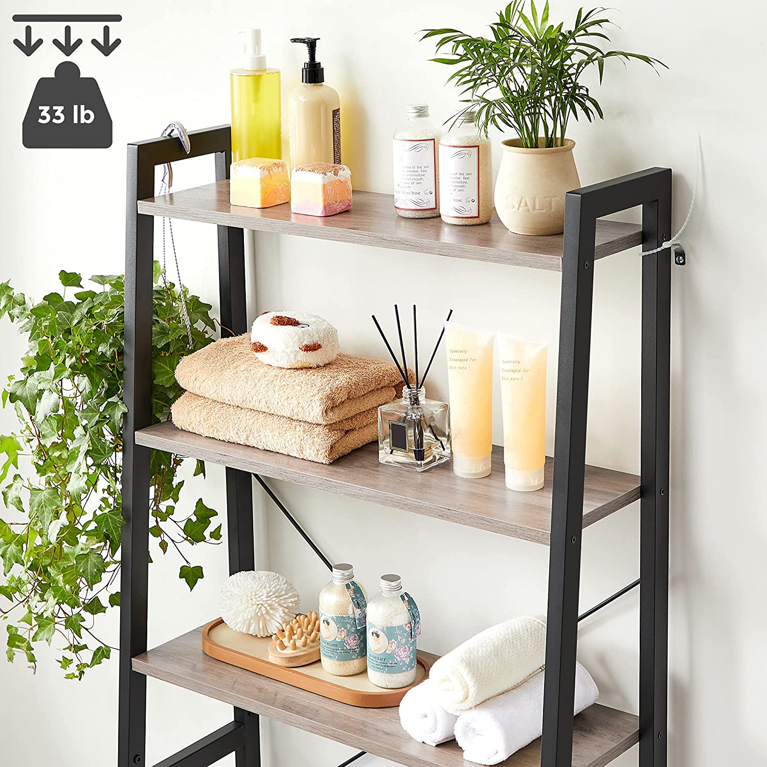 3-Tier Bathroom Storage Shelf