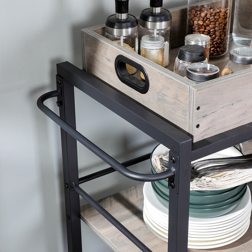 Universal Casters Serving Cart