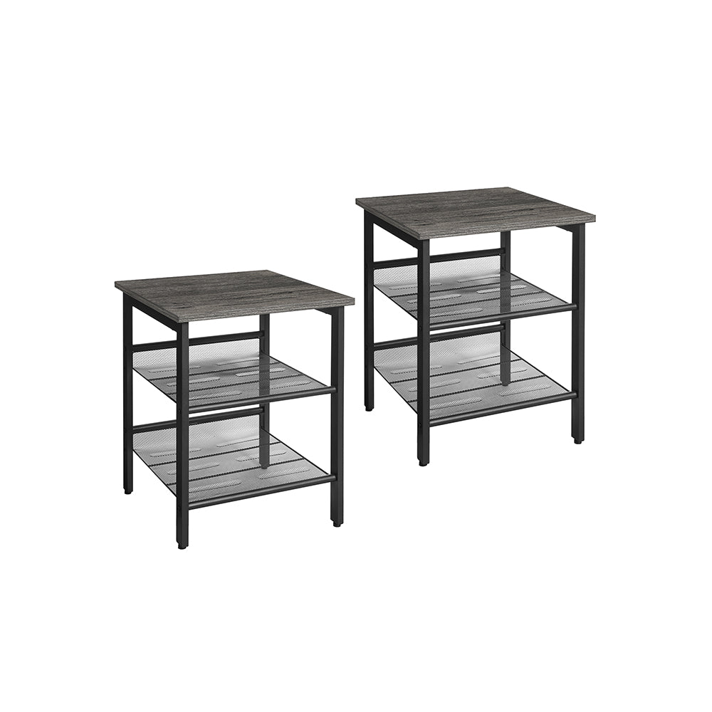 Charcoal Gray Side Tables