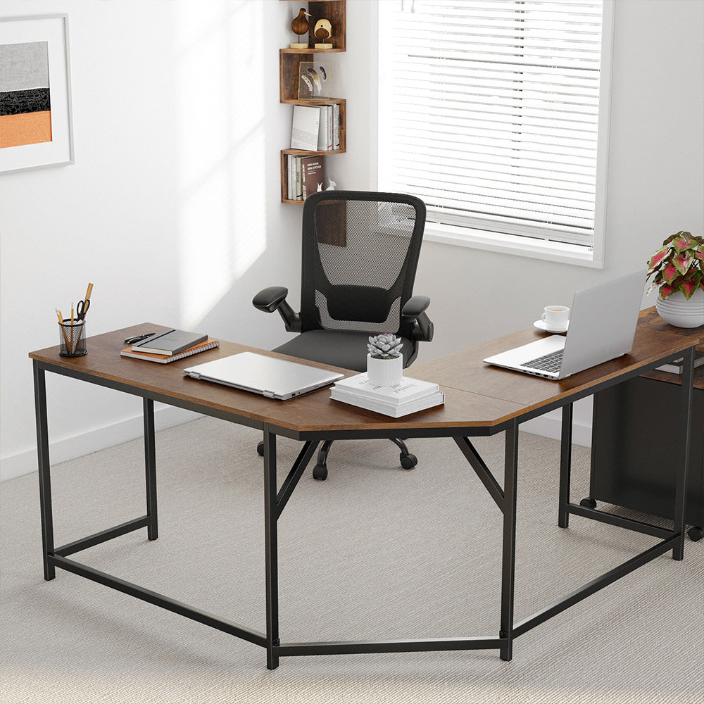 L-Shaped Corner Computer Desk for Office