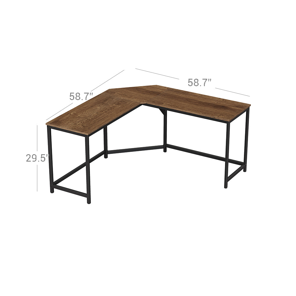 L-Shaped Corner Computer Desk for Office