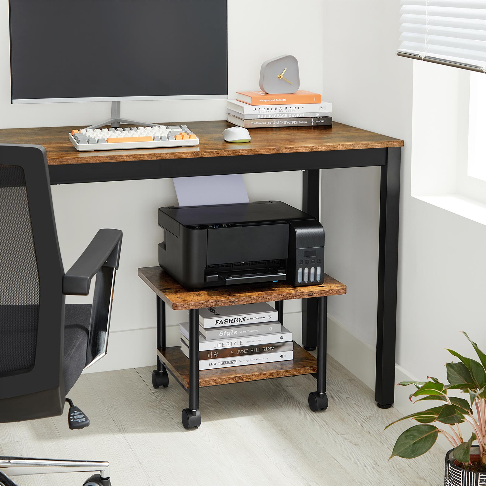 Under Desk Printer Stand