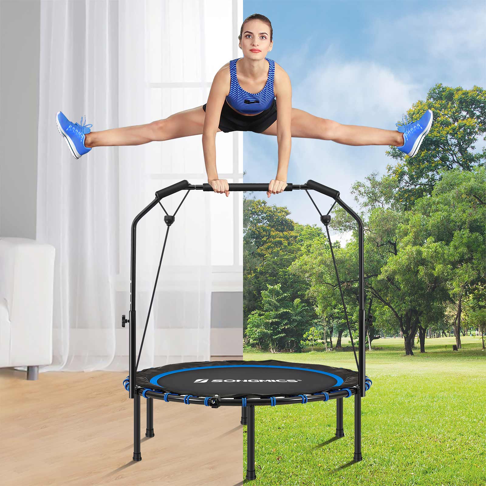 40 Inches Mini Fitness Trampoline