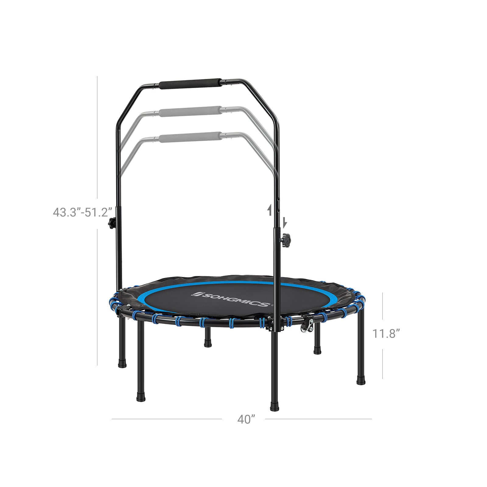 40 Inches Mini Fitness Trampoline