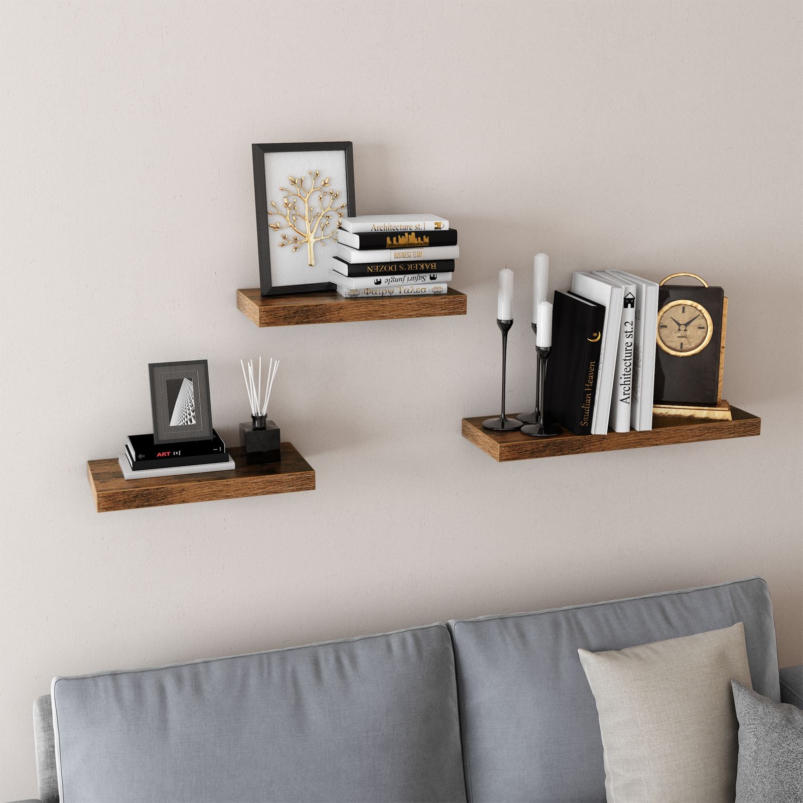 Vintage Floating Shelf 15.7 inch