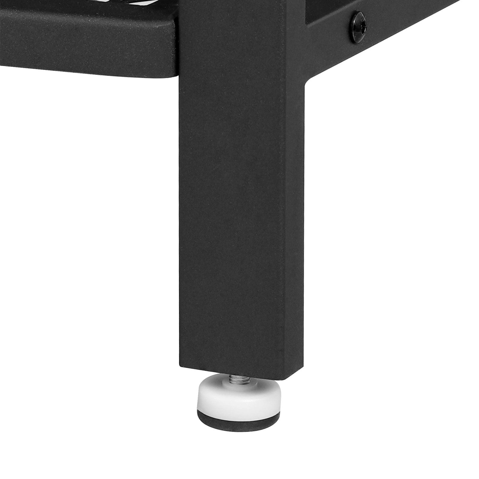 Industrial Console Table with Mesh Shelf