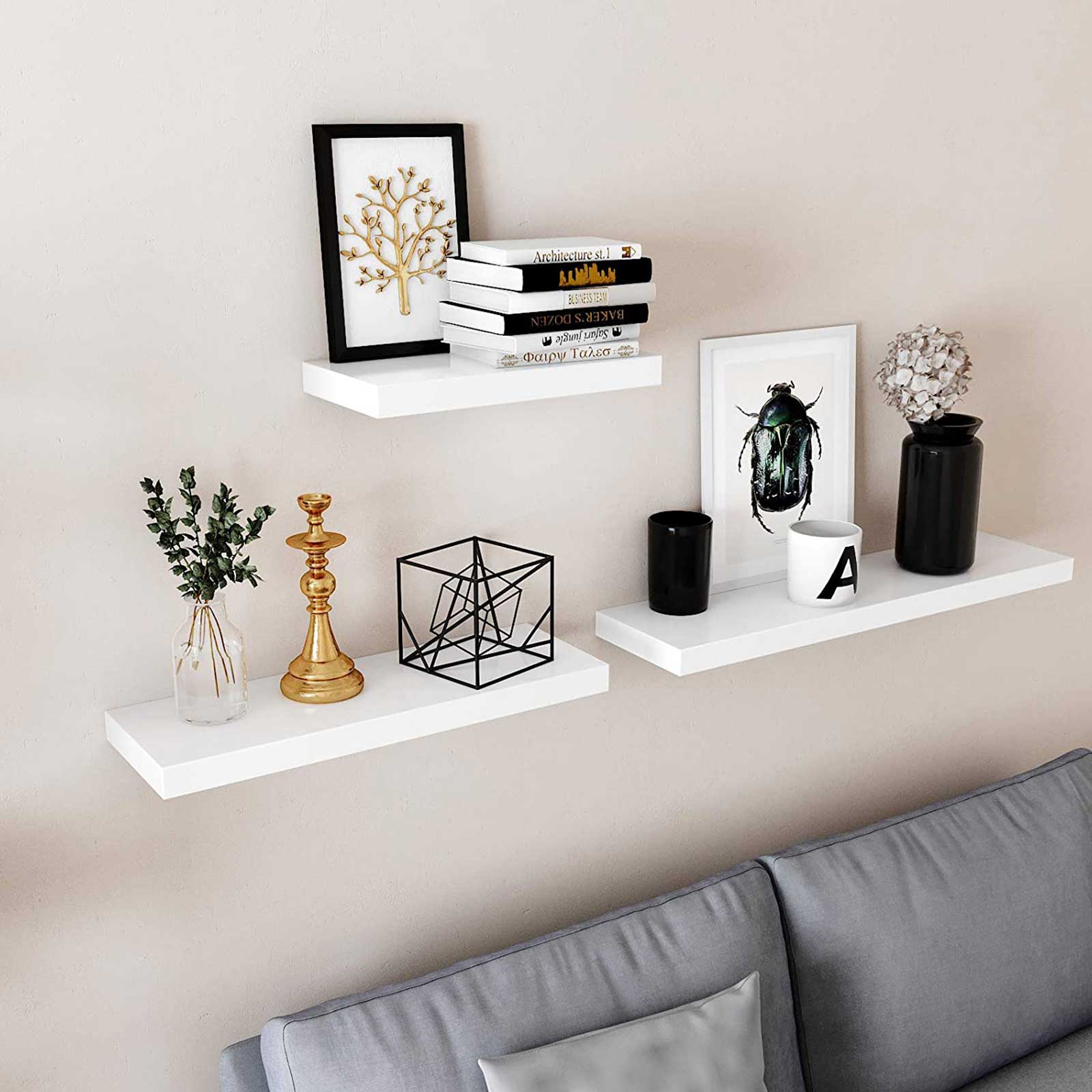 Wall Mounted Bookshelf