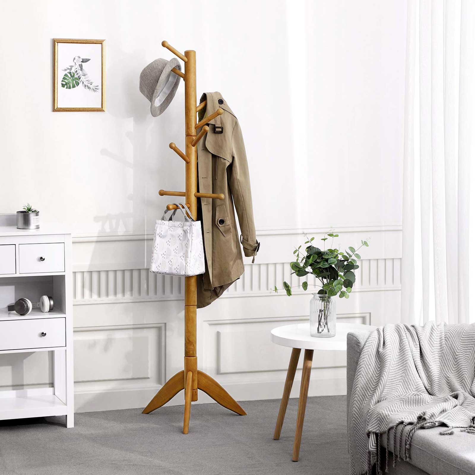 Wooden Coat Rack