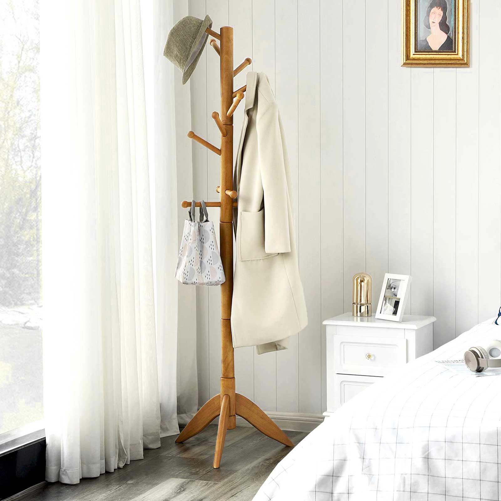 Wooden Coat Rack