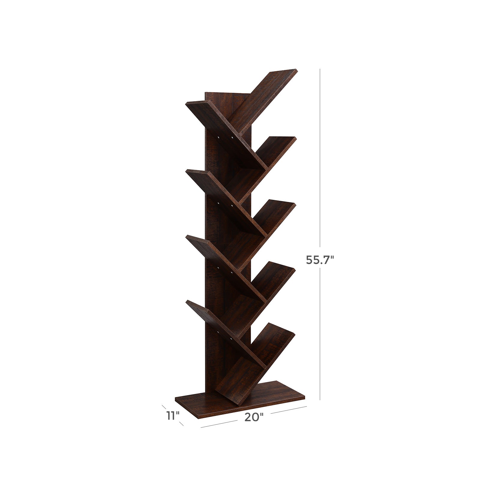 Wooden Tree Bookshelf