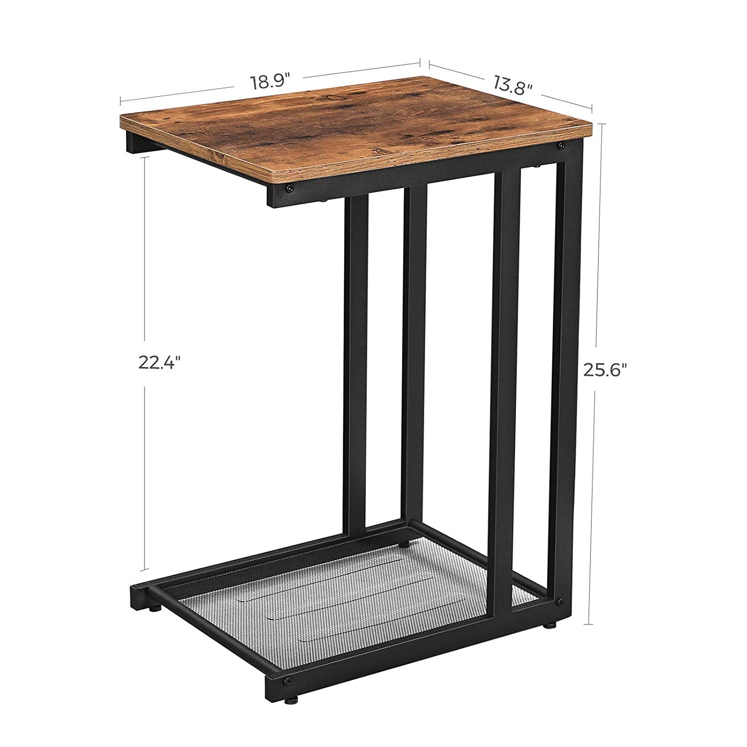 Mesh Shelf Side Table